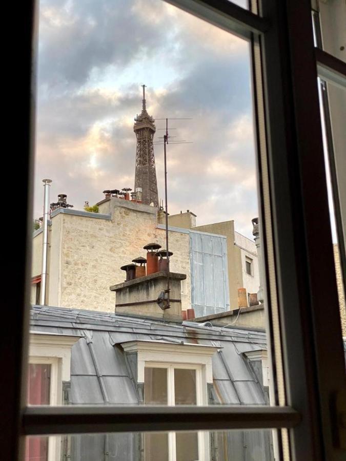 Modern Appartement W/ Tour Eiffel View In The 7Th Paris Exterior foto